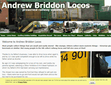 Tablet Screenshot of andrewbriddonlocos.co.uk